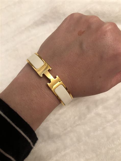 hermes bracelet dupes|hermes clic h bracelet colors.